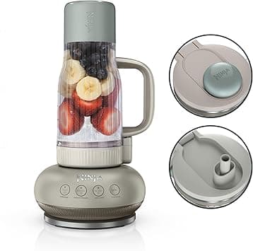Ninja Blendboss Blendboss Personal Blendboss Smoothies and Frozen Drinks Blender with Leak-Proof Lid, Chug Spout and Removable Straw, Auto-iQ Technology, 1200 Peaks Mint - Amazon.ae Price Tracker