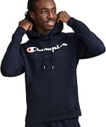 Champion mens Graphic Powerblend Fleece Pullover Hood Hooded Sweatshirt - Best Deal Finder