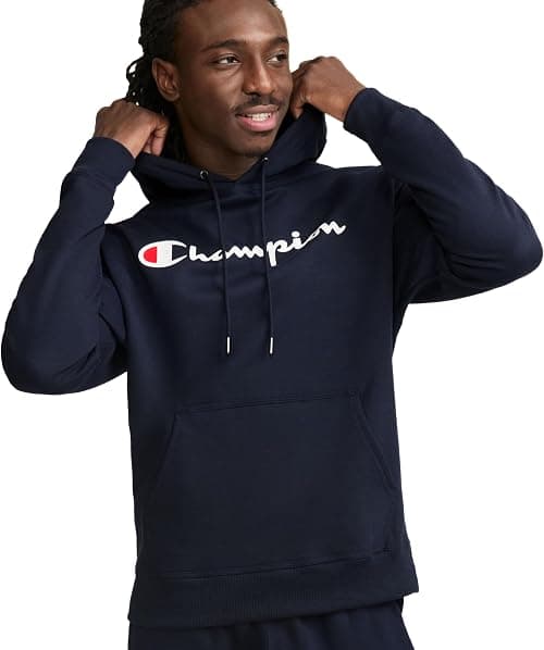 Champion mens Graphic Powerblend Fleece Pullover Hood Hooded Sweatshirt على Amazon.ae - متتبع الأسعار