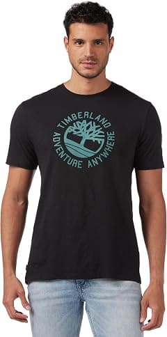 Timberland mens Tfo Slogan Logo Short Sleeve Slub T-shirt - Amazon.ae Price Tracker