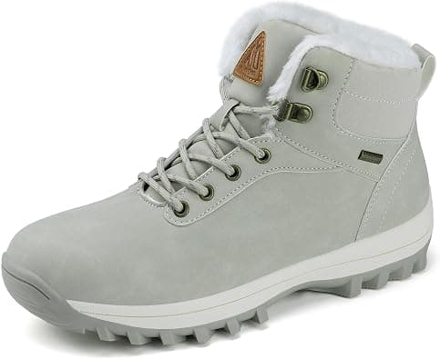Mishansha Winter Shoes Men's Warm Lined Winter Boots Women's Winter Boots Outdoor 36-48 EU on Amazon.ae - Price Tracker