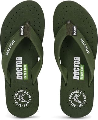 DOCTOR EXTRA SOFT Women's Ortho Care Orthopaedic and Diabetic Feel Good Super Comfort Dr Sliders Flipflops and House Slippers for Women’s and Girl’s OR-D-16 on Amazon.ae - Price Tracker