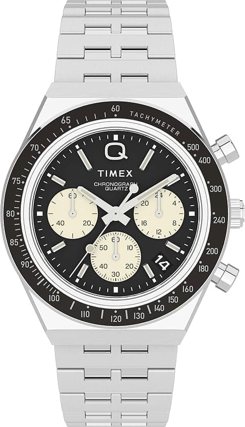 Timex Men's Q Chronograph Quartz Watch on Amazon.ae - Price Tracker