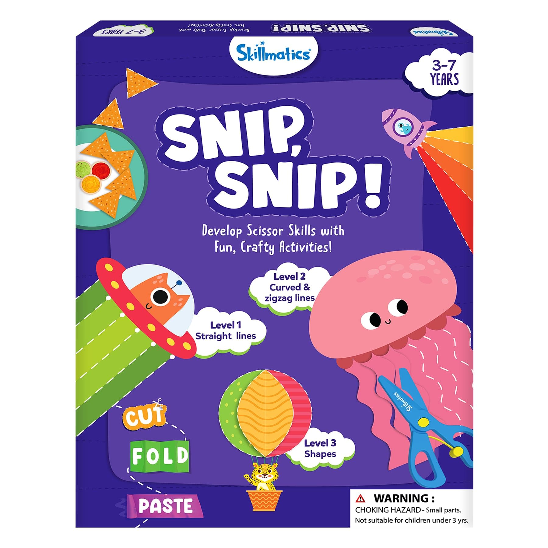 Skillmatics Scissor Skills Activity Book - Snip Snip, 25 Fun Cutting & Creative Activities for Preschoolers, 2 Child-Safe Scissors, Fine Motor Skills, Felt Craft Kit, Gifts for Kids Ages 3, 4, 5, 6, 7 on Amazon.ae - Price Tracker