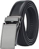 HIMI Men's Comfort Genuine Leather Ratchet Dress Belt with Automatic Click Buckle - Best Deal Finder