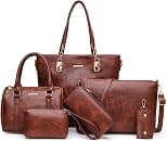 2E-youth womens Purses and Handbags Set tote handbag satchel shoulder bag purse - Best Deal Finder