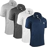 Albert Morris Mens Striped Short Sleeve Polo Shirts 4 Pack - Best Deal Finder