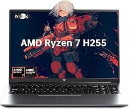 16" Gaming Laptop, AMD Ryzen 7 H255 (8C/16T, Beat R9 6900HX,up to 4.9GHz) 24GB DDR5 RAM 512GB SSD Computer with Radeon 780M,Type-C, WiFi-6, 50.82Wh Battery,Backlit Keyboard for Business - Best Deal Finder
