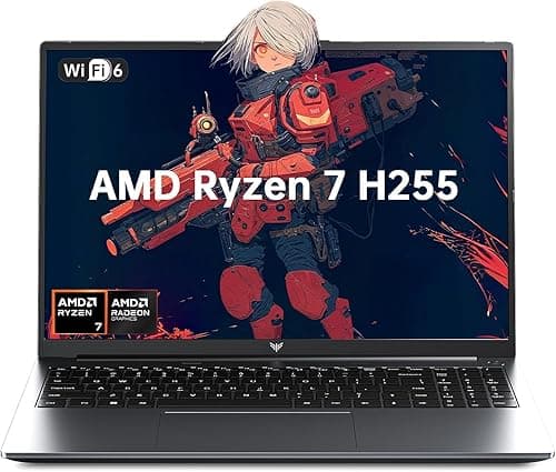 16" Gaming Laptop, AMD Ryzen 7 H255 (8C/16T, Beat R9 6900HX,up to 4.9GHz) 24GB DDR5 RAM 512GB SSD Computer with Radeon 780M,Type-C, WiFi-6, 50.82Wh Battery,Backlit Keyboard for Business on Amazon.ae - Price Tracker