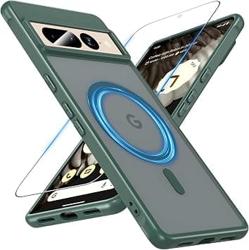 ottpluscase Magnetic for Google Pixel 7 Pro Case, Compatible with MagSafe, Translucent Matte Back Military Protection Shockproof Slim Phone Cover for Pixel 7 Pro (6.7inch), Green on Amazon.ae - Price Tracker