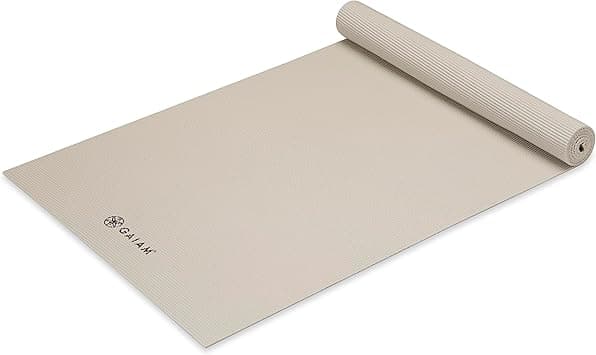 Gaiam Yoga Mat - Premium 5mm Solid Thick Non Slip Exercise & Fitness Mat for All Types of Yoga, Pilates & Floor Workouts (68" x 24" x 5mm) - Amazon.ae Price Tracker
