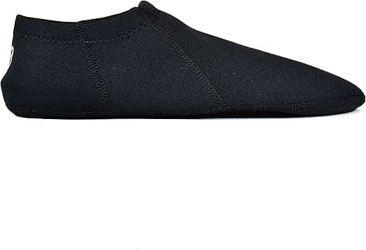 NuFoot Booties Men's Shoes, Best Foldable & Flexible Footwear, Fold and Go Travel Yoga Socks, Indoor Slippers, Black, Extra Large على Amazon.ae - متتبع الأسعار