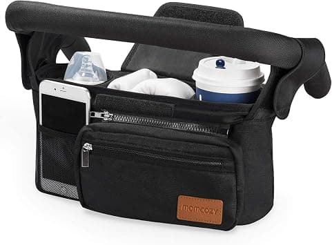 Momcozy Universal Stroller Organizer with Insulated Cup Holder Detachable Phone Bag & Shoulder Strap, Fits for Stroller like Uppababy, Baby Jogger, Britax, BOB, Umbrella and Pet Stroller on Amazon.ae - Price Tracker
