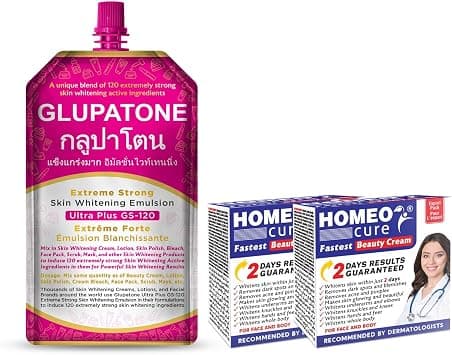 Extreme Strong Emulsion 50ml With Homeo Cure Beauty Cream (Pack Of 2) on Amazon.ae - Price Tracker