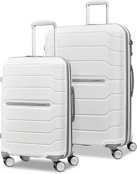 Samsonite Freeform Hardside Expandable with Double Spinner Wheels, White, Set on Amazon.ae - Price Tracker