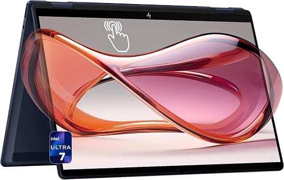 HP OmniBook X Flip 2-in-1 Copilot+ Laptop, Intel Ultra 7-256V, 16GB LPDDR5x RAM, 1TB PCIe SSD, 14" 2K(1920x1200) Touchscreen, Intel Arc 140V, Backlit Keyboard, W11Home, Atmospheric Blue on Amazon.ae - Price Tracker