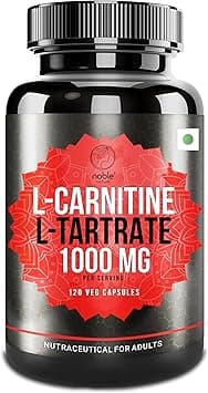 Noble Nature L Carnitine L Tartrate 120 Capsules - Energy Boost, Muscle Recovery, Metabolism Support, Cognitive Function - Fitness & Wellness Supplement on Amazon.ae - Price Tracker