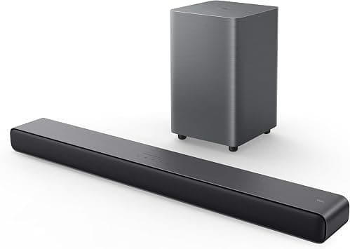 TCL S55H S Class 2.1 Channel Sound Bar with Dolby Atmos, DTS Virtual:X, Wireless Subwoofer, Bluetooth Music Streaming, and Auto Room Calibration on Amazon.ae - Price Tracker