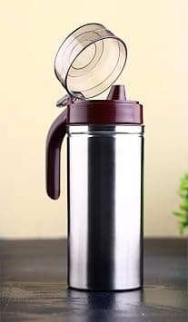 GANESH Multipurpose Stainless Steel Handy Oil Pourer, Food Grade Plastic Olive Oil, Vinegar Dispenser, Dust and Leak Proof Jar, Multicolour (1000 ML) على Amazon.ae - متتبع الأسعار
