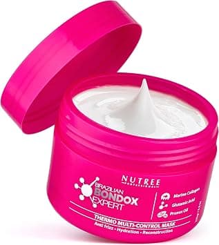 HAIR MASK FOR DAMAGED HAIR BRAZILIAN BONDOX TREATMENT - 250g Thermal Activated Mask for Dry Frizzy Hair | Formaldehyde Free Cruelty Free | Results for up to 1-3 months | Almond Hair Oil Hair Repair - Best Deal Finder