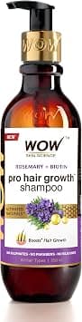 WOW Skin Science Rosemary & Biotin Hair Growth Shampoo | Fights Hair Fall & Breakage | Promotes New Hair Growth | Adds Shine to Dull Hair on Amazon.ae - Price Tracker