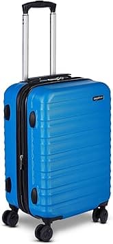 Amazon Basics Hardside Carry On Spinner Luggage- 21 inch (55cm), Material: ABS, Orange on Amazon.ae - Price Tracker