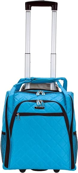 Rockland Melrose Upright Wheeled Underseater Carry-on Luggage - Best Deal Finder