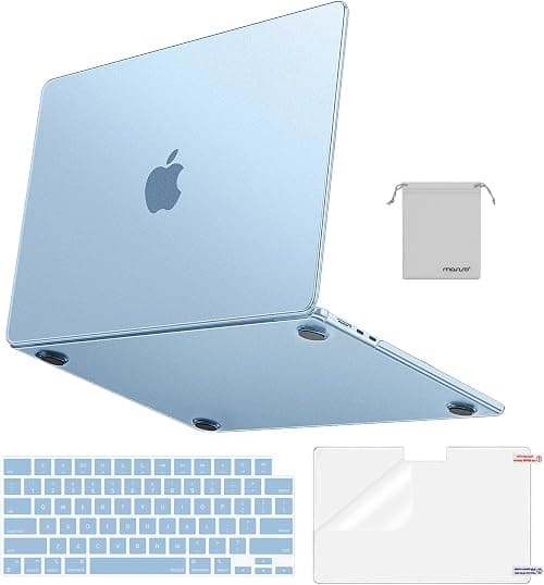 MOSISO Compatible with MacBook Air 13 inch Case 2026-2022, Sky Blue على Amazon.ae - متتبع الأسعار
