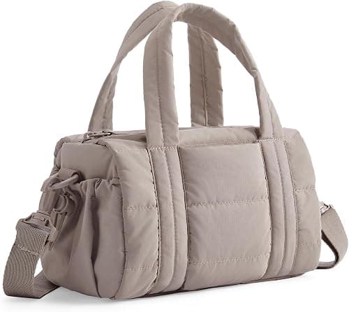 Mini Crossbody Bag for Women, Small 5L Lightweight Gym Shoulder Purse with Detachable Strap, Compact Travel Hobo Handbag, Stylish Sand Brown Everyday Carry على Amazon.ae - متتبع الأسعار