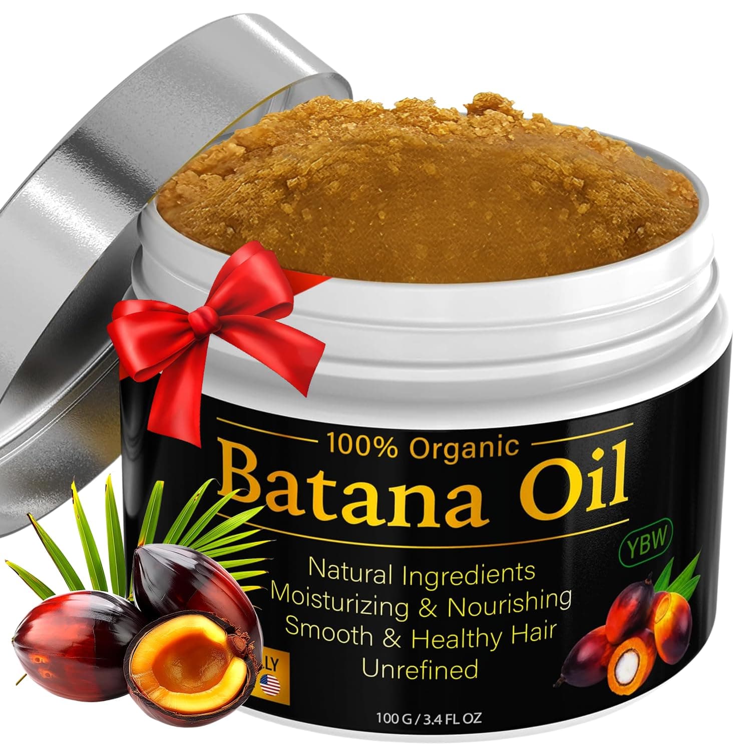 YBW 100% Natural Raw Batana Oil for Hair Growth, Dr. Sebi Hair Oil from Honduras, Prevent Hair Loss, Eliminates Split Ends for Men & Women on Amazon.ae - Price Tracker