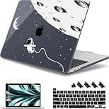 May Chen for MacBook Pro 13 inch Case 2022 2021 2020 Release A2338 M2 M1 A2289 A2251, Plastic Crystal Hard Shell Case Cover for MacBook Pro 13 inch Touch Bar Fits Touch ID, Astronaut Flight - Best Deal Finder