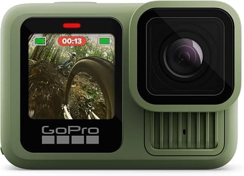 GoPro HERO13 Black Forest Green (Limited Edition Colour) - Waterproof Action Camera with 5.3K60 Video, 27MP Photo + HB Series Lens Compatibility - Best Deal Finder