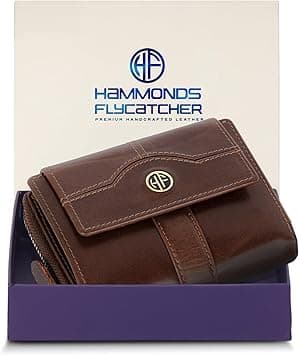 HAMMONDS FLYCATCHER Leather Ladies Wallet for Woman with 14 Card Slots - Blazing Brown, Modern, RFID Protected on Amazon.ae - Price Tracker