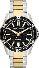 A|X Armani Exchange Dive-Inspired Sports Watch for Men with Stainless Steel or Silicone Band - Best Deal Finder