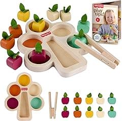 Fisher-Price Wood Montessori Toy Sorting Tree, American Montessori Society Seal of Excellence, Wooden Learning Activity Puzzle & Expert Play Tips for Preschool Kids Ages 3+ Years​ (Amazon Exclusive) - Amazon.ae Price Tracker