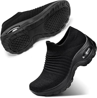 STQ Women's Running Shoes Breathable Air Cushion Sneakers on Amazon.ae - Price Tracker