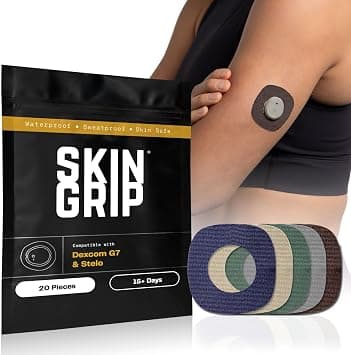 Skin Grip Adhesive Patches Compatible with Dexcom G7 &Stelo CGM with Cutout on Amazon.ae - Price Tracker