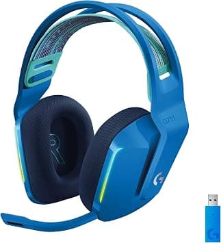 Logitech G733 Lightspeed Wireless Gaming Headset With SUSpension Headband, Lightsync Rgb, Blue Vo!Ce Mic Technology And Pro-G Audio Drivers - Blue | Gaming Headband, LIGHTSYNC RGB, Blue VO!CE Microphone Technology, Lightweight, 29h Battery - Blue on Amazon.ae - Price Tracker