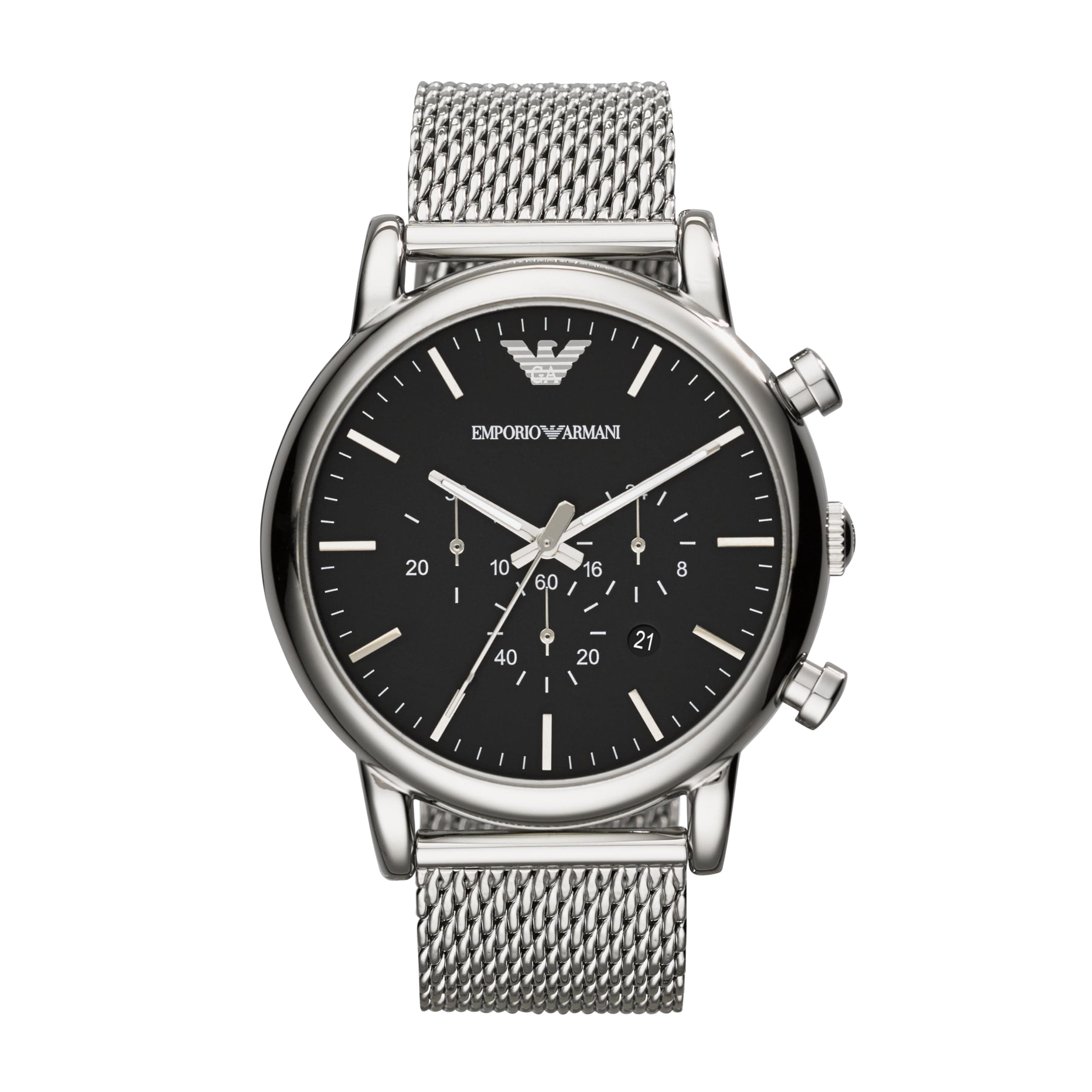 Emporio Armani Men's Chronograph, Stainless Steel Watch, 46mm case size on Amazon.ae - Price Tracker