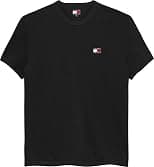 Tommy Jeans Mens TJM REG BADGE TEE EXT S/S T-Shirt (pack of 1) - Best Deal Finder
