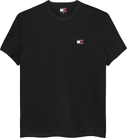 Tommy Jeans Mens TJM REG BADGE TEE EXT S/S T-Shirt (pack of 1) - Best Deal Finder