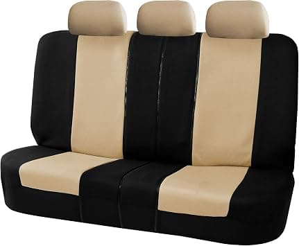 FH Group Back Seat Cloth Car Seat Cover - Universal Fit Rear Seat Covers for Cars with Rear Split Bench, Car Interior Accessories for SUV, Sedan, Van Beige on Amazon.ae - Price Tracker