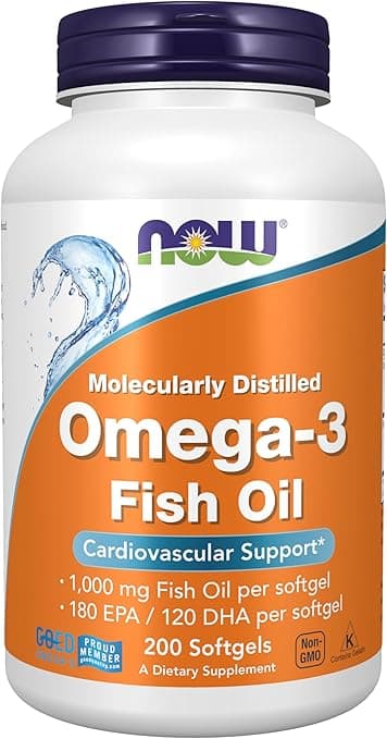 Now Foods, Omega-3, Cardiovascular Support, 200 Soft Gels - Amazon.ae Price Tracker