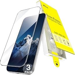 JETech Screen Protector for iPhone 16 6.1-Inch, One-Step Easy Installation with Auto-Alignment Bubble Free Box, 9H Tempered Glass Film, HD-Clear, 3-Pack - Best Deal Finder