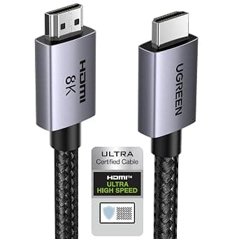 UGREEN 8K 4K HDMI 2.1 Cable Certified High-speed HDMI for PS5/Xbox 0.5M - دليلك لأفضل العروض