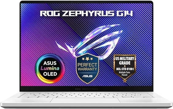 ASUS ROG Zephyrus G14 Gaming Laptop (Platinum White) | AMD Ryzen AI 9 HX 370, NVIDIA RTX 5070 Ti 12GB, 32GB RAM, 14"3K OLED 120Hz Display, Win11 [GA403WR-AI-OLED9321W] on Amazon.ae - Price Tracker