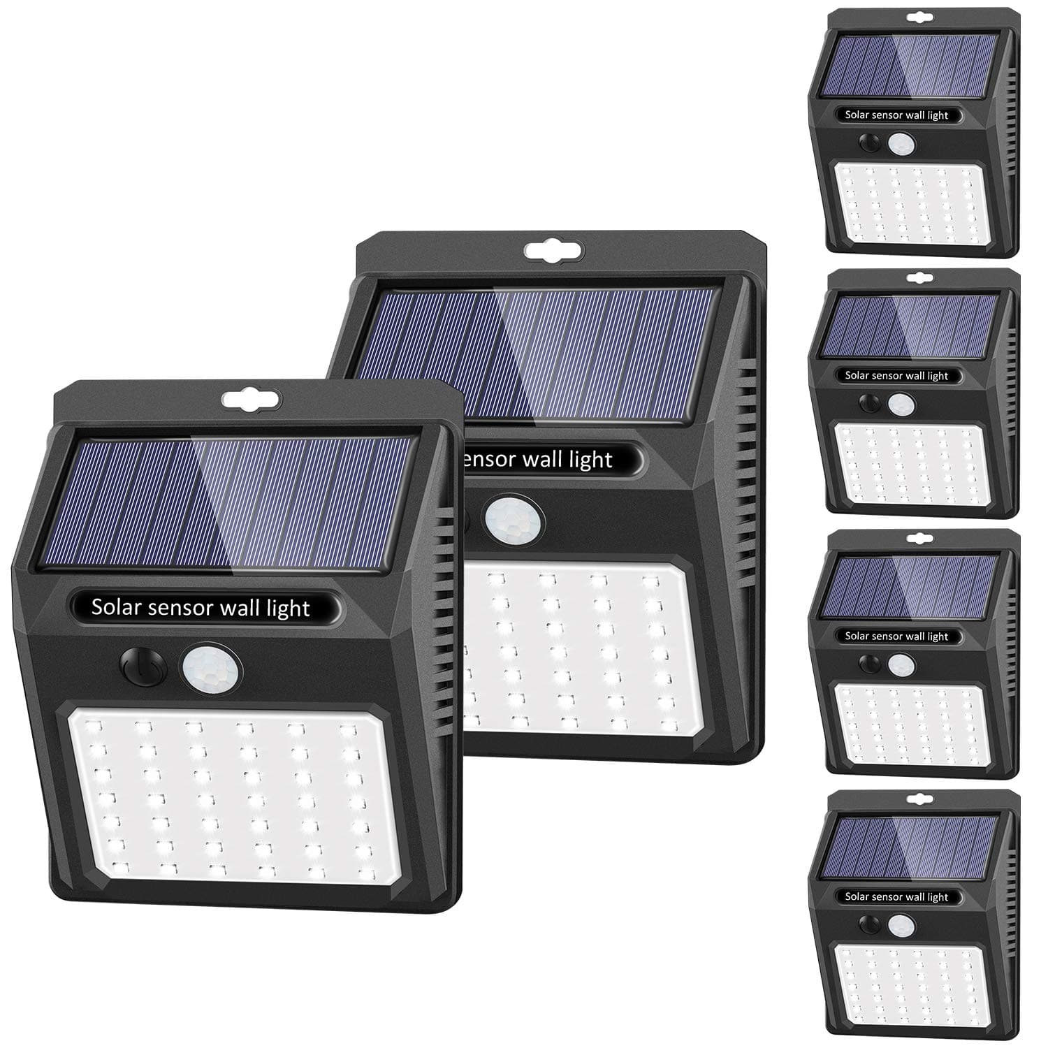 SEZAC Solar Lights Outdoor [6 Pack/3 Working Mode], SEZAC Security Motion Sensor Wireless IP 65 Waterproof for Garden Fence Patio Garage (42 LED) on Amazon.ae - Price Tracker