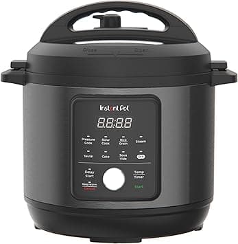 Instant Pot 6QT Essential 9-in-1 Electric Pressure Cooker, Slow Cooker, Rice Cooker, Steamer, Saute, Yogurt Maker, and Warmer - Stainless Steel (Black) on Amazon.ae - Price Tracker