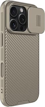 Nillkin CamShield Pro Series Cover Case Designed For Apple iPhone 16 Pro - Golden - Best Deal Finder
