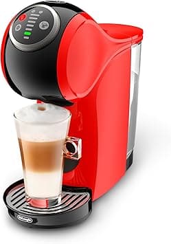 NESCAFÉ DOLCE GUSTO by De'Longhi GENIO S PLUS Automatic Capsule Coffee Machine with Compact & Powerful up to 15 Bar Pressure, Cappuccino, Tea, Hot Chocolate & Espresso Coffee Maker EDG315.R Red on Amazon.ae - Price Tracker